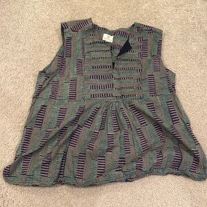 Anokhi Indian Block Print Blouse